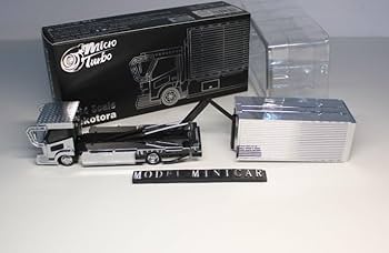 14R-007 MT 1/64 トレーラー Dekotora Silve MicroTurbo 1/64 デコトラ 積載車 箱車 シルバー 2種セット